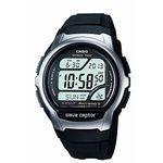 Casio Gents 45.00mm Quartz Watch with Grey Digital dial and Black Rubber Strap Strap WV-58U-1AVES