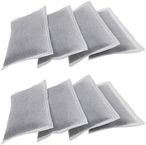 8 Pack Activated Charcoal Odor Absorbing Filter Refill Deodorizer Compatible with iTouchless Trash Cans 8 Gallon and Larger
