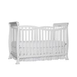 Dream On Me Violet 7 in 1 Convertible Life Style Crib, White