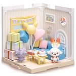 Takara Tomy Plastic Pokemon Pokepiece House Lounge Hivany & Nyasper for Girls