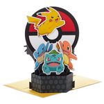 Hallmark Pop Up Birthday Card for Kids (Pokémon) Paper Wonder 3D Card for Birthday Boy