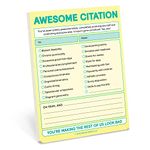 1-Count Knock Knock Awesome Citation Note Pad, Encouragement Gifts & Checklist Nifty Notes, 4 x 5.25-inches (Pastel Edition)