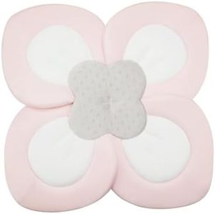 PandaEar Baby Bath Pad for Infant Newborn | Soft Flower Petals for Sink Bathtub Essentials Shower Gift -Pink