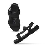 YOHO EVA Sandals for Women | EVA sole | Comfortable cushioned sole with TPR base | Lightweight | Soft skin friendly straps | Adjustable straps | Velcro closure | Vibrant colour options