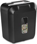 VidaTeco10-Sheet Home Shredder, Cross-Cut Paper Shredder Shreds Paper/Card/Staple/Clip Small Office Shredder Machine, High Security Level P-4 Jam Proof System 14L Liftout Basket