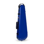 Crossrock CRF1000VNVBL Fiberglass Violin Case, 4/4 Full Size, Backpack Style, Navy Blue