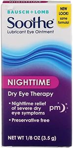 Soothe Lubricant Eye Ointment Night Time Dry Eye Therapy, 0.13 Oz (4 Pack) from Bausch & Lomb