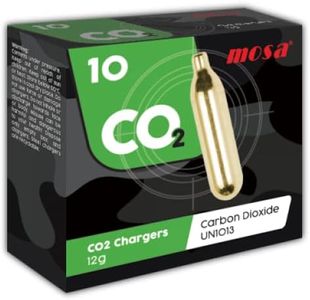 Mosa CO2 Gel Blaster Chargers 12g 10 Pack (10 Bulbs)