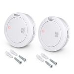 Blackt Electrotech Photoelectric Fire Sensor - 85dB High-Pitch Siren - Ceiling & Wall Mount Safety Detector for Residential and Commercial Use (2)