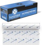 Saniderm Tattoo Aftercare Bandage, Transparent Adhesive Bandages That Protect and Heal Tattoos or Minor Skin Wounds, 1 Professional Roll, 8 Inch x 8 Yard