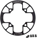 UPANBIKE Montain Bike Chainring Guard 104 BCD Aluminum Alloy Chain Ring Protector Cover for 40~42T Chainring Sprockets (40T-42T, Black)