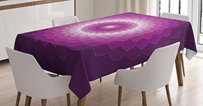 Ambesonne Purple Tablecloth, Graphi