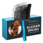 The Doodle Brush, Slicker Dog Brushes for Grooming Detangler, Poodle Pin Dematting Dog Grooming Brushes, Extra Long Pin Slicker for Goldendoodle, Cockapoo, Cavapoo, Tangle-Free Groom Shiny Coat