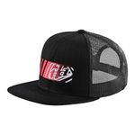 Troy Lee Designs Snapback Hat, Icon, Black, One Size