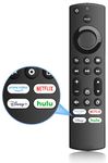 Replacement Remote Control for All Insignia TV/ToshibaTV/Pioneer TV, AMZ Omni TV/4-Series Smart TVs, with 4 Shortcut Keys (Not for TV Stick and Box)