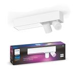 Philips Hue Centris Smart LED Ceiling Spotlight Fixture, White - White and Color Ambiance Color-Changing Light - 2 Lights - Control with App - Works with Alexa, Google Assistant, and Apple Homekit