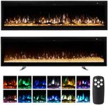 INMOZATA Electric Fire Wall Mounted