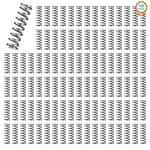 Compression Springs 100 PCS 304 Stainless Steel Small Spring High Elasticity High Precision Steel Extension Spring 0.5mm Wire Dia. 3mm OD. 10mm Free Length For Home Machinery Industrial