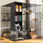 YITAHOME Large Cat Cage with Storag