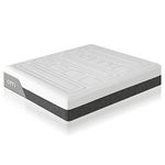 OTTY Pure Plus UK King Luxury Hybrid Bamboo & Charcoal Mattress - Up to 4000 Pocket Springs, Heat Regulating Air Flow System - 28cm Thickness, Medium Support - Bed In A Box - 100 Night Trial