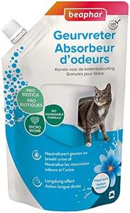 Beaphar – Absorbeur d'odeurs – Granulés concentrés pour litière pour Chat – Neutralise Les Mauvaises odeurs – Laisse Un agréable Parfum (Fraîcheur) – 400 g = jusqu'à 3 Mois d'utilisation