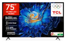TCL 189 cm (75 inches) 4K Ultra HD Smart QD-Mini LED Google TV 75C6KS