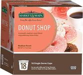 Market & Main OneCup, Donut Shop, Compatible with Keurig K-cup Brewers, 18 Count