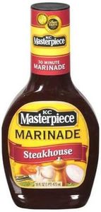 KC Masterpiece, Steakhouse Marinade, 18oz Bottle (Pack of 6)