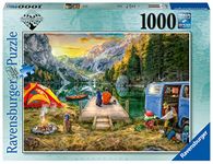 Ravensburger Calm Campsite 1000 Piece Puzzle for Adults - 16177 - Handcrafted Tooling, Made in Germany, Every Piece Fits Together Perfectly