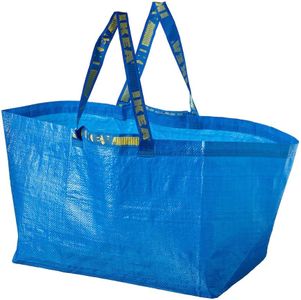 Ikea 5 x FRAKTA Borsa portatutto grande blu 71 litri