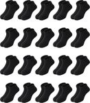 Kids Socks 20 Pairs Ankle Low Cut Short Athletic Socks Set for Boys Girls