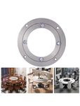 Swivel Turntable Lazy Susan Heavy Duty Aluminium Alloy Rotating Bearing Turntable Round Dining Table Smooth Swivel Plate for Kaleidoscopes Tabletop Serving Trade Show Displays(6 inch)