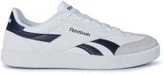 Reebok Unisex Smash Edge S Sneaker, White/Vector Navy/Pure Grey 2, US M11W0