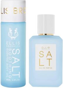 Ellis Brooklyn SALT Eau De Parfum & Body Oil Bundle - Clean Perfume & Scented Body Oils for Women, Ylang Ylang, Amber, & Sandalwood