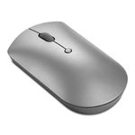 Lenovo 600 Bluetooth 5.0 Silent Mouse: Compact, Portable, Dongle-Free Multi-Device connectivity with Microsoft Swift Pair | 3-Level Adjustable DPI up to 2400 | Battery Life: up to 1 yr