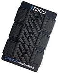Fidelo 3 Band Pack Compatible with Our Aluminum Wallet - Elastic Bands for The RFID Wallet Card Holder, Best Minimalist Wallet for Men (Wallet is Not Included) - 3 Minimalistic Black Cash Bands