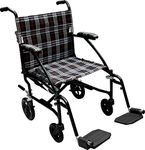 Drive Medical Fly Lite 19-Inch Ultra Lightweight Transport Wheelchair, 1 Each 1 count