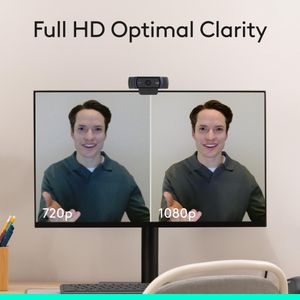 Logitech C920S HD Pro Webcam – 1080p Video, Stereo Audio, Privacy Shutter, Black