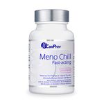 CanPrev - Meno Chill Fast-Acting for Women, 60 v-caps - Helps Support Healthy Mood Balance During Menopause - Helps to Relieve Restlessness and Nervousness