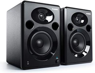 Alesis Elevate 5 MKII - 80 W Powered Desktop Studio Speakers with Subwoofer Output for Home Studios / Video-Editing / Gaming and Mobile Devices