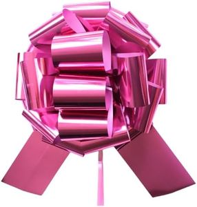 1Pcs 14 InchGiant Gift Bow, Giant Pink Car Bow Large Gift Bow for Large appliances,Bikes,Table Decorations and Party Events Decoration (Pink)