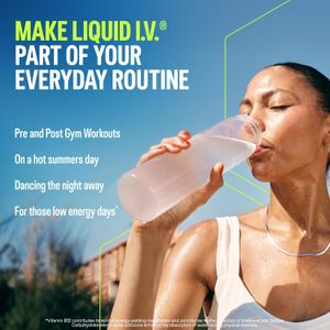 Liquid I.V. Hydration Electrolyte Powder, Passion Fruit, 16 Sachets – Vegan, 7 Vitamins