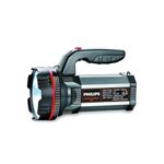 Philips Blaze Rechargeable LED Light | Multi-Functional Long Range Handheld Light with Powerful Beam and Emergency Mode | Durable Black Body | Pack of 1