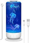 Jellyfish Lava Lamp 2.5L USB Plug-in Jellyfish Lamp, LED Color Changing Jellyfish Aquarium with Speed Control & 2 Light Modes, Mood Lamp for Home Office Room, Gifts for Kids Teens Girls Boys Adults