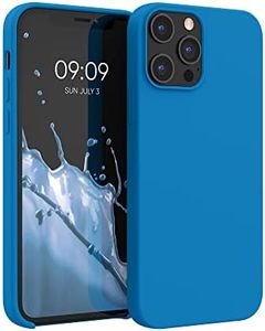 kwmobile Case Compatible with Apple iPhone 12 Pro Max Case - TPU Silicone Phone Cover with Soft Finish - Radiant Blue