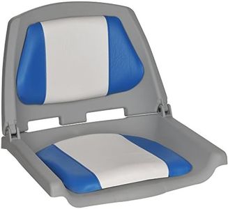 Oceansouth Siège de Bateau Pliant pêcheur (Bleu/Blanc)