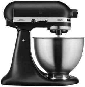 Kitchenaid 5K45SSBBM Classic 4.3L Tilt-Head Stand mixer K45 - Matt Black, 700046734