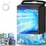Portable Air Conditioners，Portable AC Small Air Conditioner Fan, Quiet Mini Evaporative Cooler with Handle