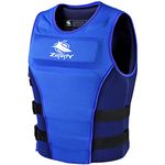 Zeraty Men Swim Jacket Swim Vest Swimming Aids Float Suit Swimsuit Neoprene Impact Vest Collision Protection Women Adult for Kayak Canoeing Beach Surfing Diving Blue