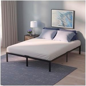 Dreamzie Cadre de lit 140 x 190 avec Sommier et Rangement 41cm Sommier 140x190 avec Pieds - Resistant, Assemblage Facile